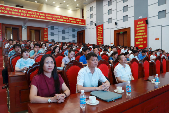 Huyện Mê Linh tập huấn Luật Thực hiện quy chế dân chủ ở cơ sở