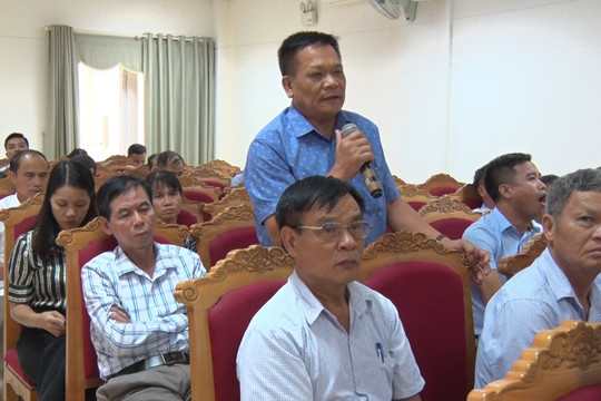 Cử tri huyện Mê Linh kiến nghị thành phố xử lý nghiêm dự án chậm triển khai