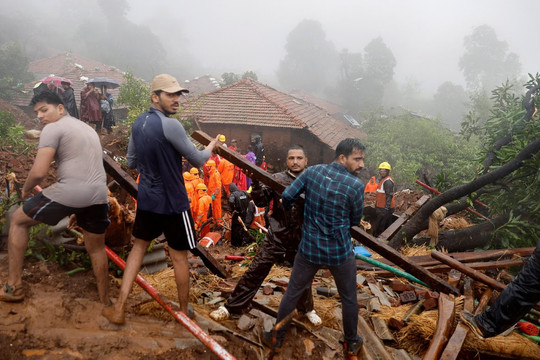 Ấn Độ: Số người thiệt mạng trong vụ sạt lở đất tiếp tục tăng