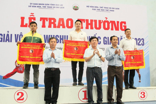 Hà Nội giành ngôi Nhất toàn đoàn Giải vô địch wushu trẻ quốc gia 2023