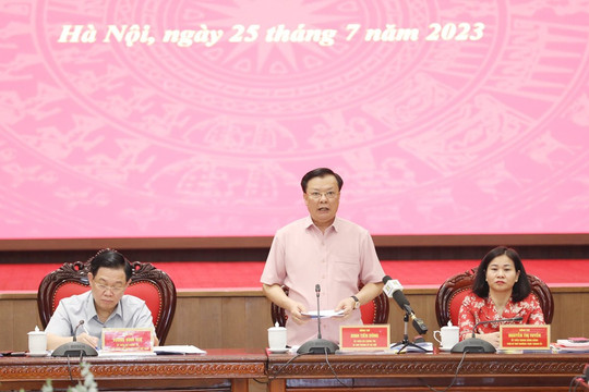 Bí thư Thành ủy Hà Nội Đinh Tiến Dũng: Mạnh dạn giao quyền cho Thủ đô thực hiện các dự án trọng điểm quốc gia