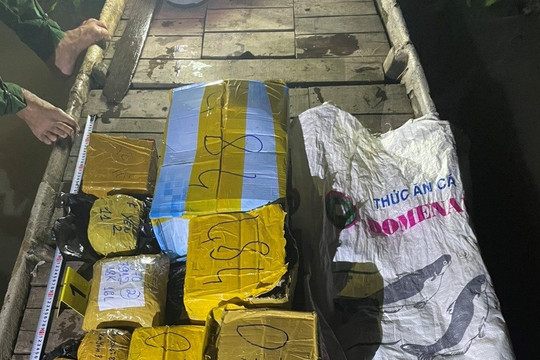 An Giang: Bắt giữ vụ vận chuyển trái phép 19kg nghi vàng từ Campuchia về Việt Nam