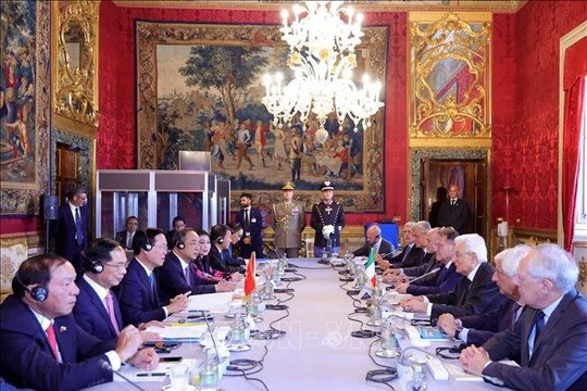 Báo chí Italia: Chuyến thăm của Chủ tịch nước Võ Văn Thưởng thúc đẩy các trụ cột hợp tác