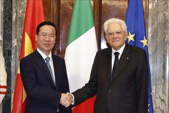 Tuyên bố chung về tăng cường quan hệ đối tác chiến lược Việt Nam - Italia