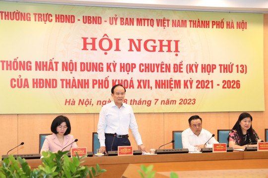 Kỳ họp chuyên đề của HĐND thành phố Hà Nội sẽ diễn ra vào trung tuần tháng 9