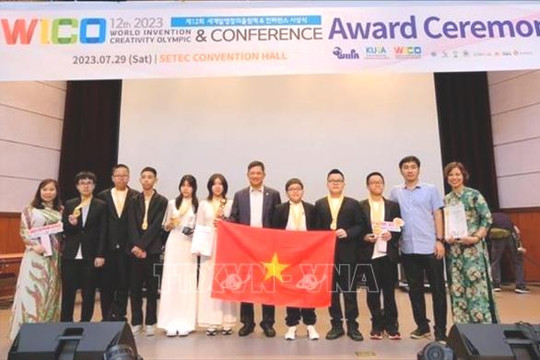Học sinh Hà Nội giành HCV Olympic Phát minh và sáng chế khoa học quốc tế