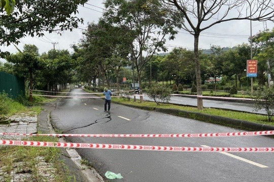 Đắk Nông: Đường Hồ Chí Minh qua thành phố Gia Nghĩa bị nứt gãy, sụt lún