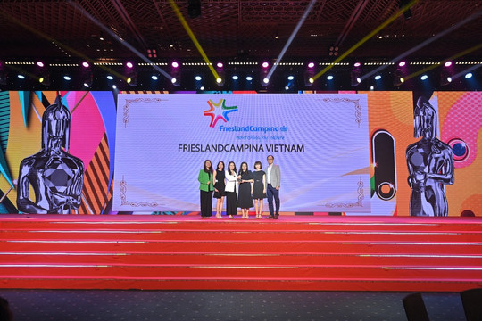 FrieslandCampina Việt Nam 3 lần liên tiếp giữ vị trí cao trong Top nơi làm việc tốt nhất châu Á