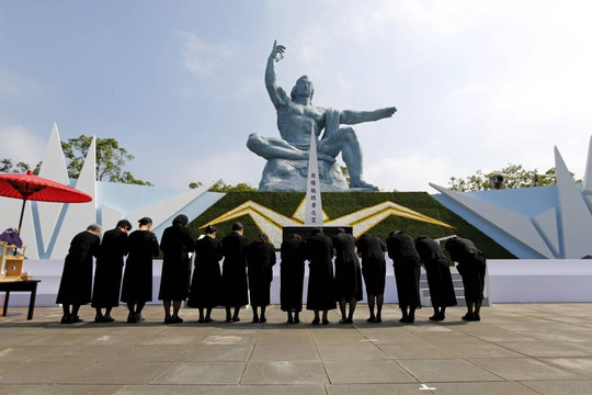 Thành phố Nagasaki đổi địa điểm tổ chức kỷ niệm ngày Mỹ ném bom nguyên tử vì bão