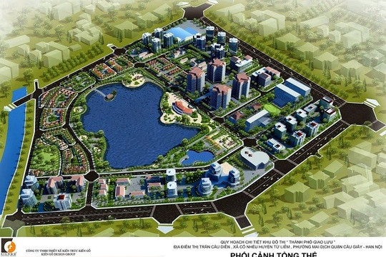 Hà Nội: Điều chỉnh cục bộ quy hoạch chi tiết Khu đô thị Thành phố giao lưu