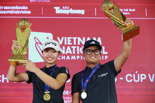 Nguyễn Nhất Long, Lê Chúc An giành ngôi vô địch Giải Golf quốc gia năm 2023