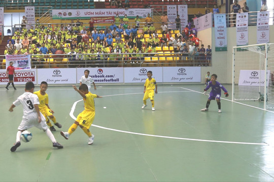 Đội Bắc Ninh giành chiến thắng trận mở màn Giải bóng đá U9 toàn quốc