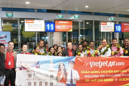 Khai trương đường bay thẳng đầu tiên từ Việt Nam đi Kochi (Ấn Độ)