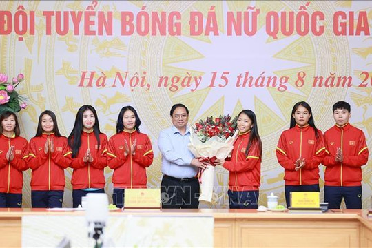 Thủ tướng Phạm Minh Chính: Bóng đá Việt Nam, trong đó có bóng đá nữ còn nhiều tiềm năng để phát triển