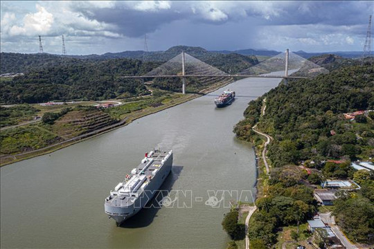 Kênh đào Panama gia hạn biện pháp hạn chế tàu thuyền đến ngày 2-9