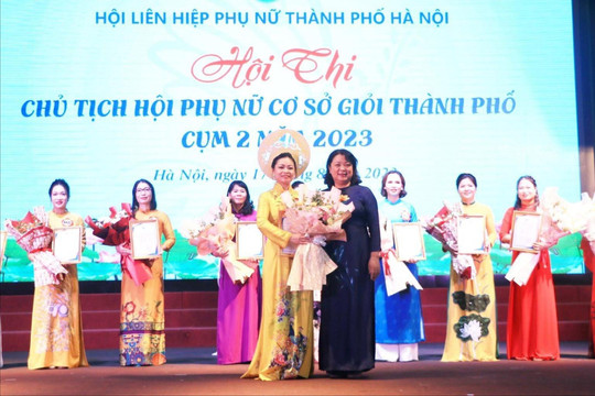 Thí sinh huyện Thạch Thất giành giải Nhất Hội thi "Chủ tịch Hội Phụ nữ cơ sở giỏi" cụm 2.