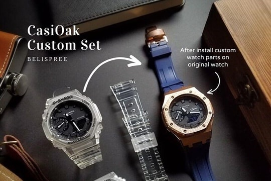 Giải mã trào lưu đồng hồ G Shock GA 2100 custom "gây sốt"