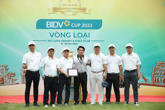 Xác định 18 đội vào vòng chung kết Giải vô địch các CLB golf Hà Nội mở rộng 2023