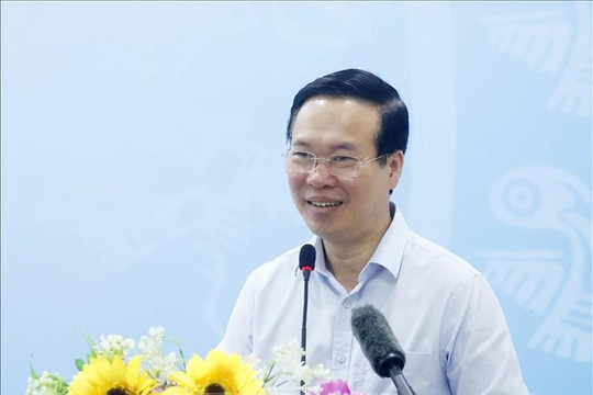 Chủ tịch nước Võ Văn Thưởng thăm xã nông thôn mới nâng cao tại thành phố Châu Đốc, An Giang