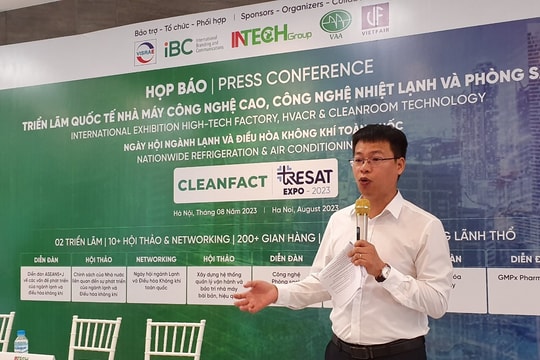 Hơn 100 đơn vị tham gia triển lãm công nghệ nhiệt lạnh và phòng sạch