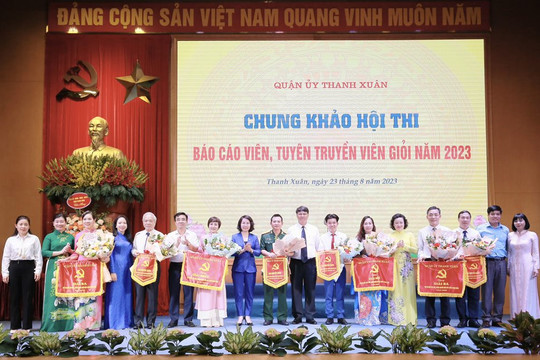 Quận Thanh Xuân nâng cao chất lượng, hiệu quả công tác tuyên truyền miệng trong tình hình mới