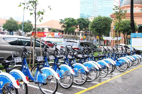 79 trạm thuê xe đạp công cộng 5.000 đồng tại Hà Nội