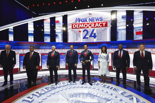 Bầu cử Tổng thống Mỹ 2024: Ứng cử viên đảng Cộng hòa tranh luận gay gắt trên truyền hình