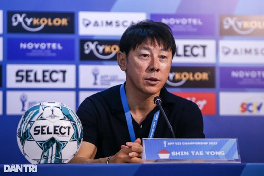 HLV Shin Tae Yong: "U23 Việt Nam mạnh, nhưng Indonesia đủ sức vô địch"