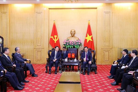 Việt Nam - Trung Quốc tăng cường chia sẻ kinh nghiệm công tác xây dựng Đảng