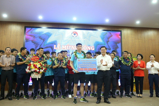 Lễ mừng công đội tuyển U23 Việt Nam vô địch Giải bóng đá U23 Đông Nam Á 2023