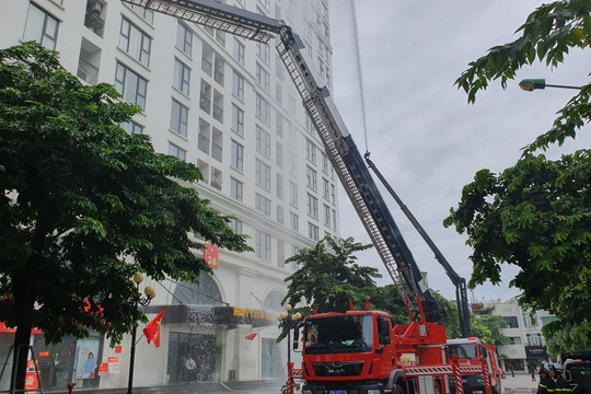Quận Ba Đình: Ra mắt 8 chung cư an toàn phòng cháy, chữa cháy