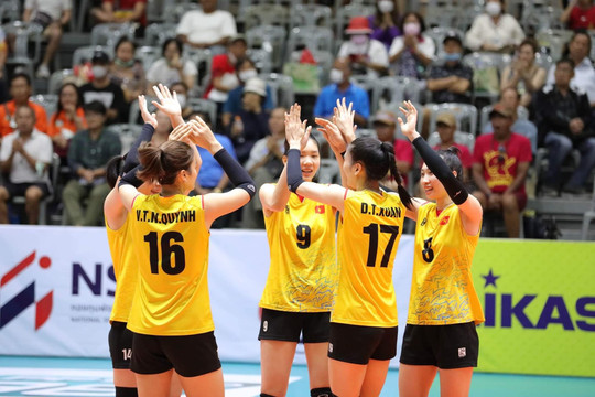 Thắng Đài Loan, tuyển bóng chuyền nữ Việt Nam vào vòng 2 giải châu Á