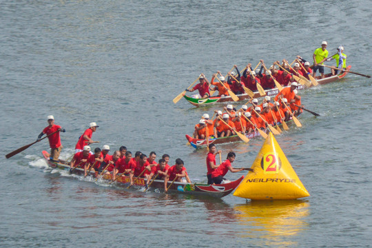 Đà Nẵng: Sôi nổi giải đua thuyền mừng Quốc khánh