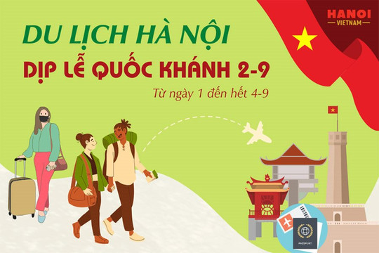 Tổng thu từ du khách đến Hà Nội dịp Quốc khánh đạt hơn 2.000 tỷ đồng