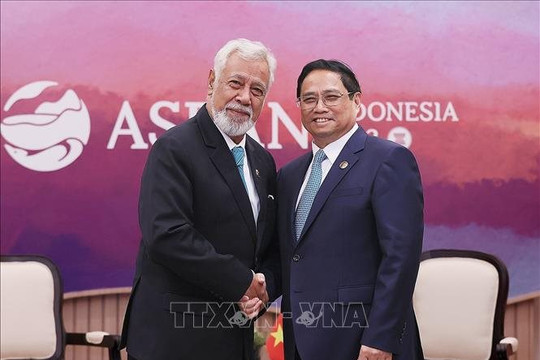Thủ tướng Phạm Minh Chính gặp Thủ tướng Timor Leste