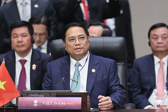 Thủ tướng Phạm Minh Chính dự và phát biểu tại phiên toàn thể Hội nghị cấp cao ASEAN lần thứ 43