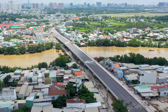 TP Hồ Chí Minh thông xe cầu Long Kiểng sau hơn 20 năm xây dựng