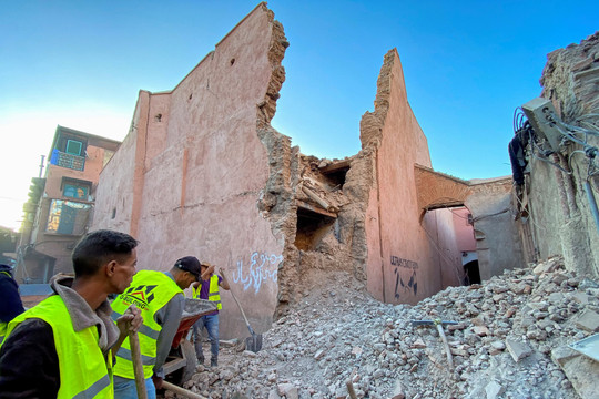 Số thương vong trong trận động đất tại Morocco đã vượt 2.000 người