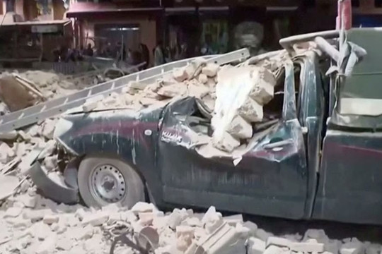 Động đất 6,8 độ richter tại Morocco, gần 500 người thương vong