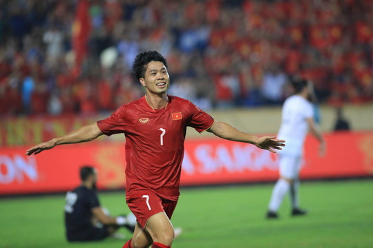 Công Phượng, Tuấn Hải ghi bàn, Việt Nam thắng Palestine 2-0