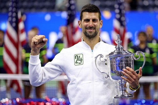 Djokovic lần thứ 4 vô địch US Open, lập kỷ lục 24 Grand Slam