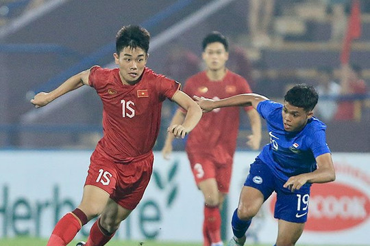 U23 Việt Nam chia điểm kịch tính với U23 Singapore