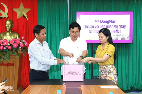 Nhiều tổ chức, cá nhân đóng góp Quỹ Trái tim nhân ái Báo Hànộimới, ủng hộ nạn nhân vụ cháy tại quận Thanh Xuân