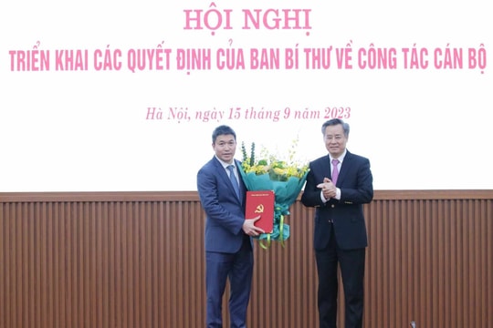 Đồng chí Phan Anh Sơn giữ chức Bí thư Đảng đoàn Liên hiệp các tổ chức hữu nghị Việt Nam