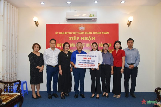 Cộng đồng người Việt Nam tại Séc hỗ trợ nạn nhân vụ cháy chung cư mini tại Thanh Xuân