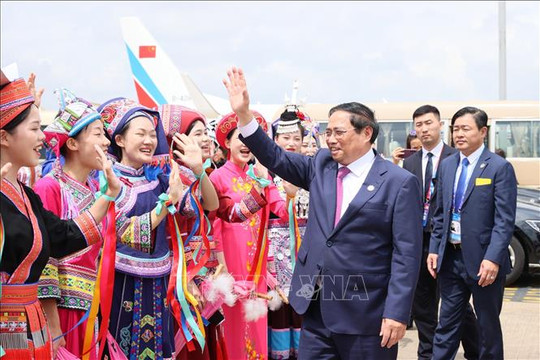 Thủ tướng Phạm Minh Chính về tới Hà Nội, kết thúc tốt đẹp chuyến công tác dự CAEXPO và CABIS lần thứ 20