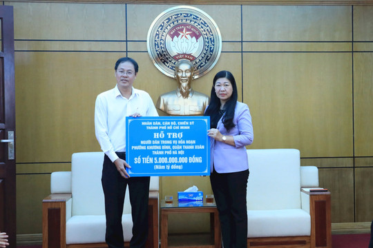 Thành phố Hồ Chí Minh hỗ trợ nạn nhân vụ cháy chung cư mini tại Thanh Xuân 5 tỷ đồng