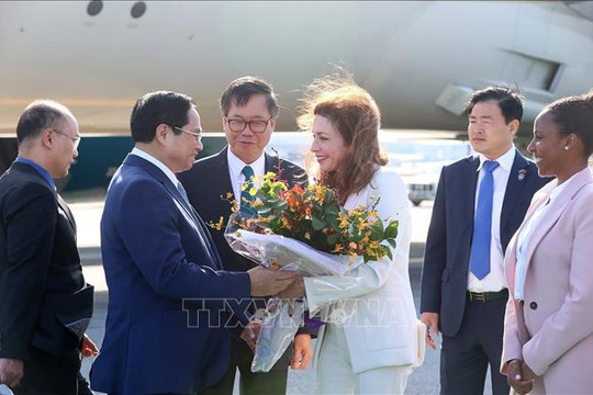 Thủ tướng Phạm Minh Chính tới Hoa Kỳ bắt đầu tham dự Tuần lễ Cấp cao ĐHĐ LHQ Khoá 78 và hoạt động song phương tại Hoa Kỳ