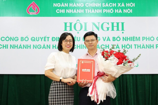 Điều động, bổ nhiệm Phó Giám đốc Ngân hàng CSXH Chi nhánh Hà Nội