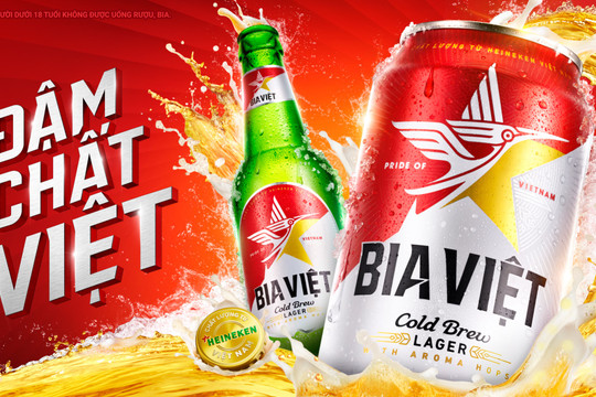 Bia Việt chính thức ra mắt với diện mạo mới cùng hương vị đậm chất Việt